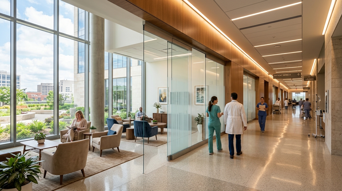Medical facility backdrop